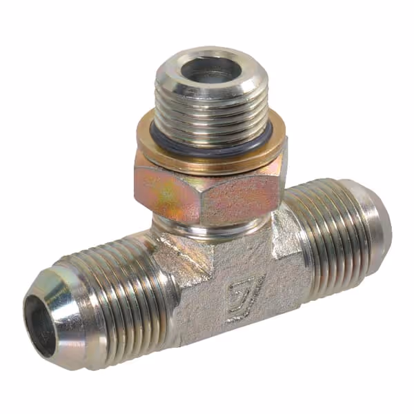 Raccord T orientable JIC/BSP 9/16 - 1/4
