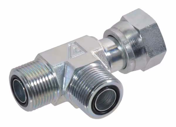 Raccord T renverse orientable JIC/UNF 1 3/16 ORFS