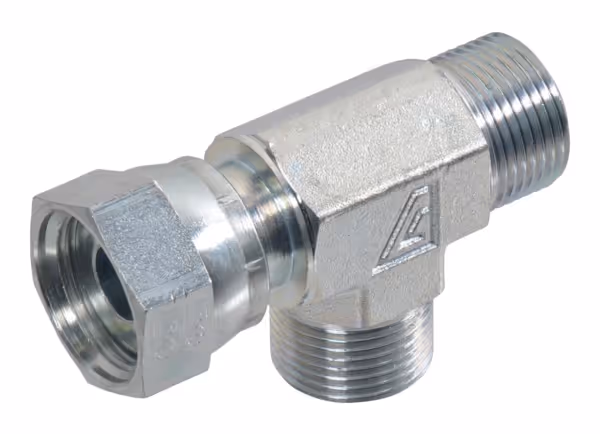 Raccord T renverse orientable JIC/UNF 1 3/16 ORFS