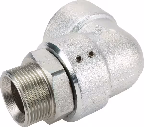 Raccord tournant 90° mâle femelle 1''1/4