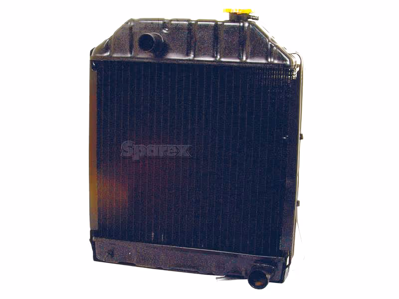 Radiateur a:560mm, b:480mm, c:60mm, d:38mm, e:45mm. Ford New Holland 81817282 adaptable
