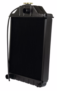 Radiateur A:665mm, B:408mm, C:70mm, D:41mm, E:41mm. Landini 885579M93 adaptable