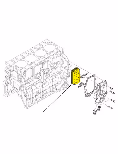 Radiateur D'Huile 5802751739 - New Holland