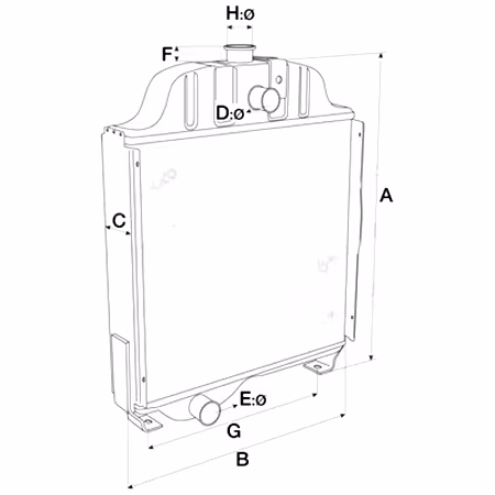 Radiateur Fiat 5100304