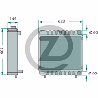 John Deere | Radiateur AL205550
