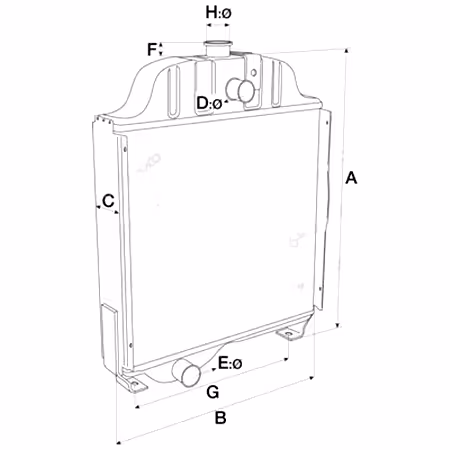 Radiateur Renault 7700065582