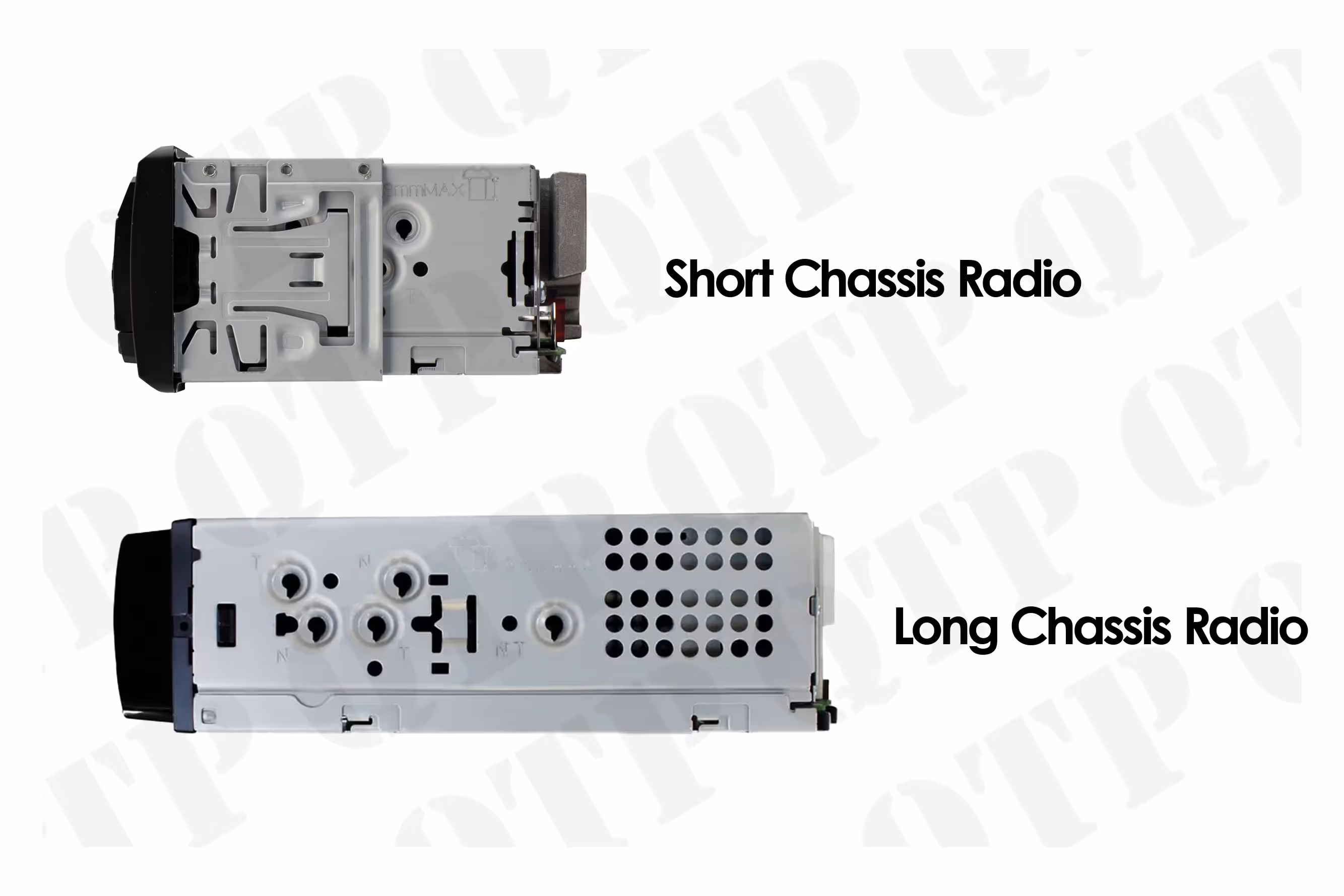Radio à châssis court avec Bluetooth