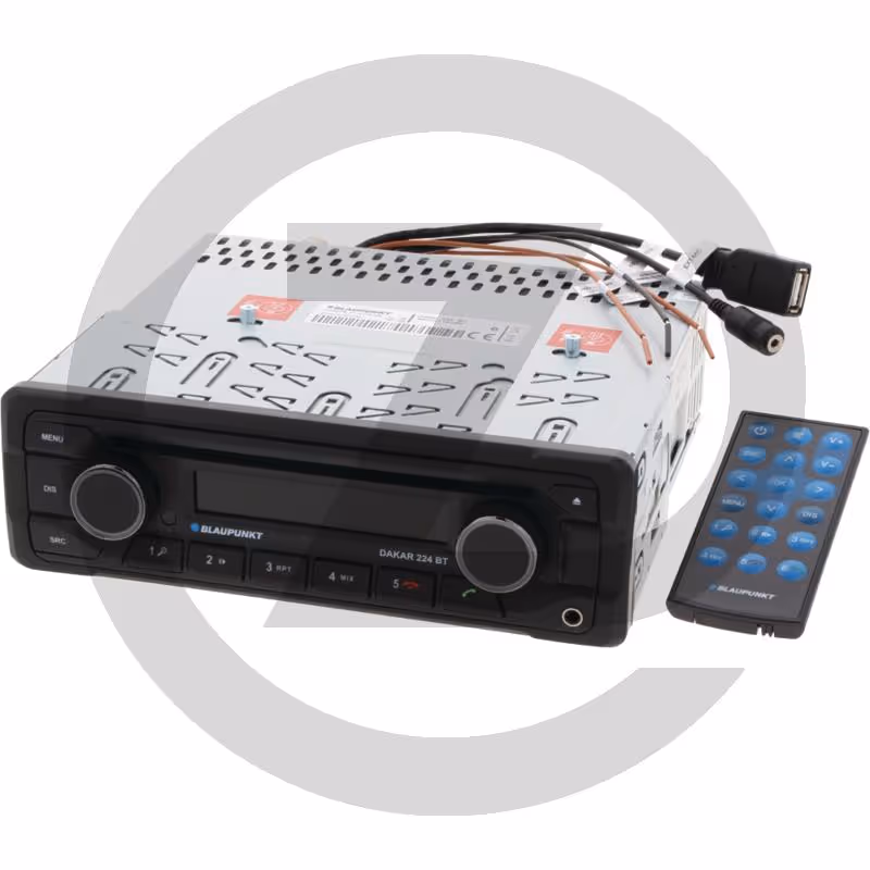 Radio DAKAR 224 BT - Heavy Duty Line, 24 V, Bluetooth, CD, USB, AUX-IN