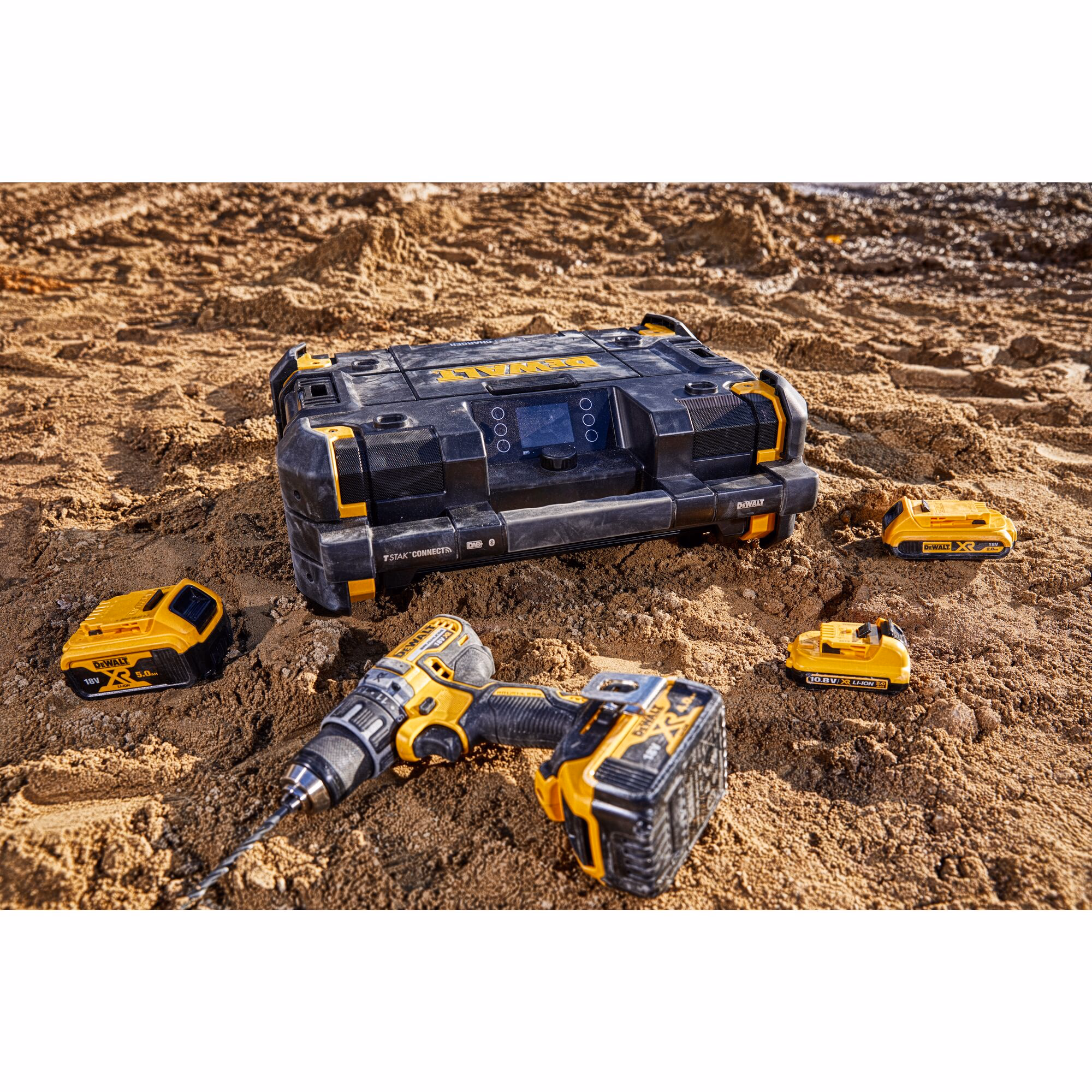 Radio TSTAK sur secteur ou batteries XR 12V / 18V / 54V