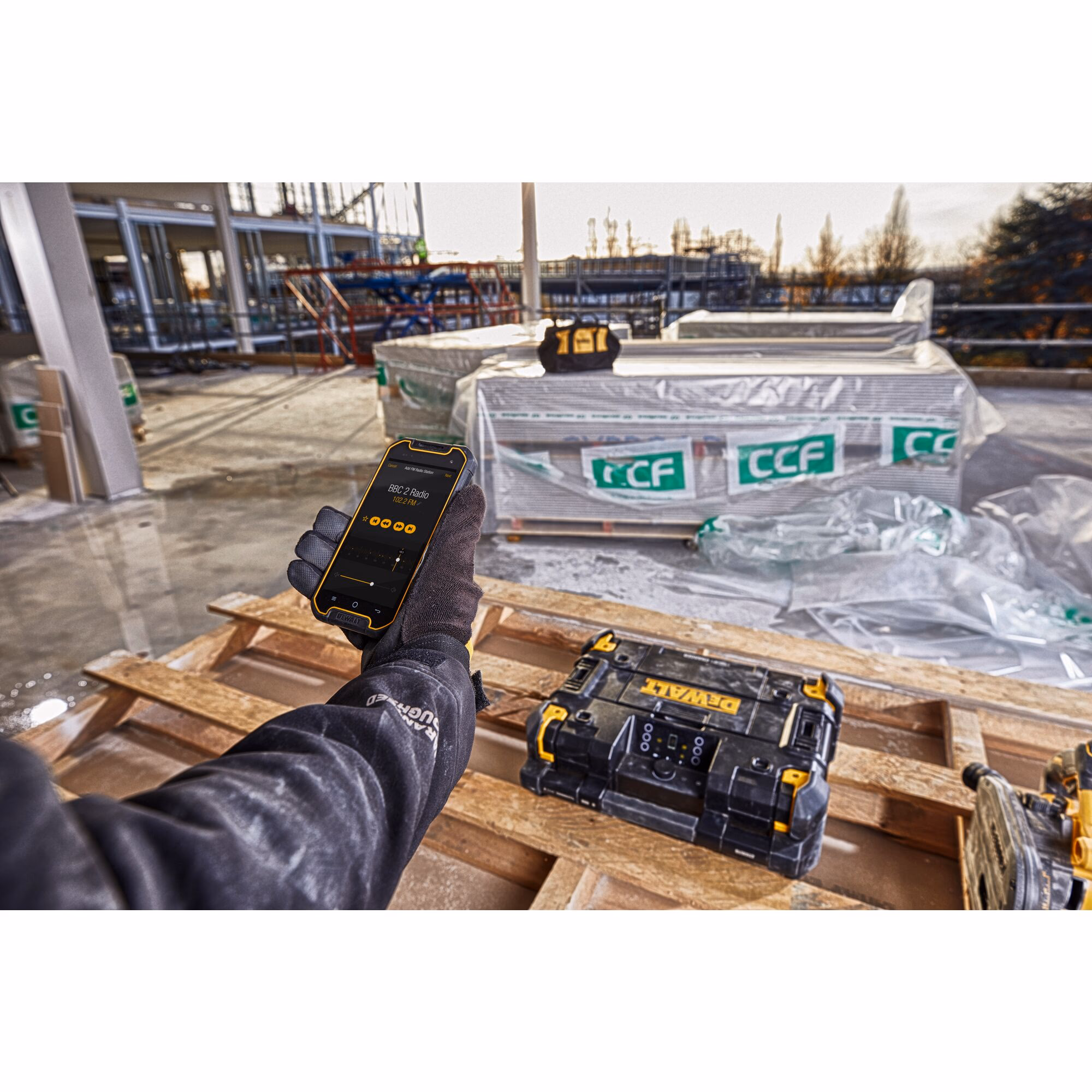 Radio TSTAK sur secteur ou batteries XR 12V / 18V / 54V