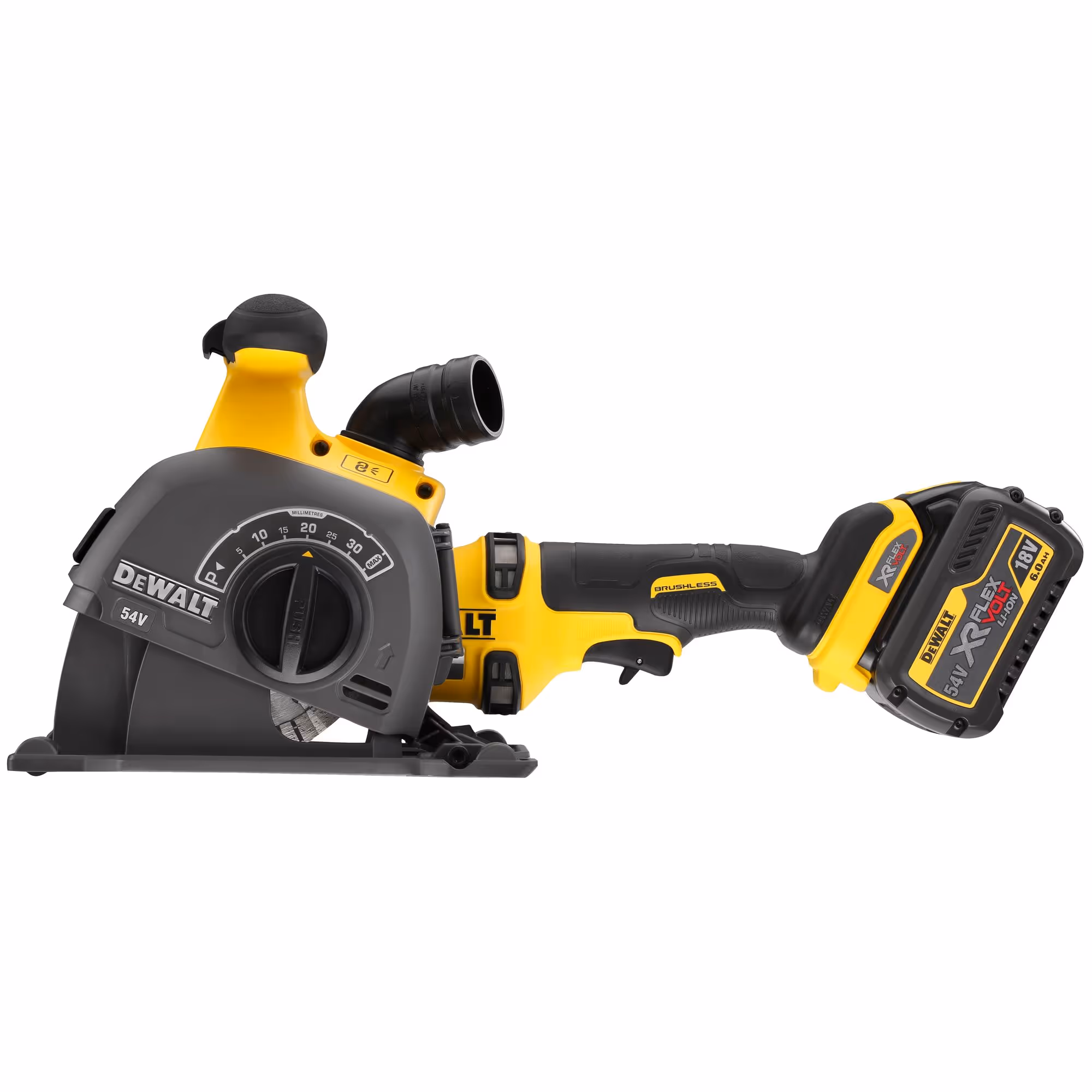 Rainureuse à béton XR FLEXVOLT 54V 2Ah Li-Ion Brushless