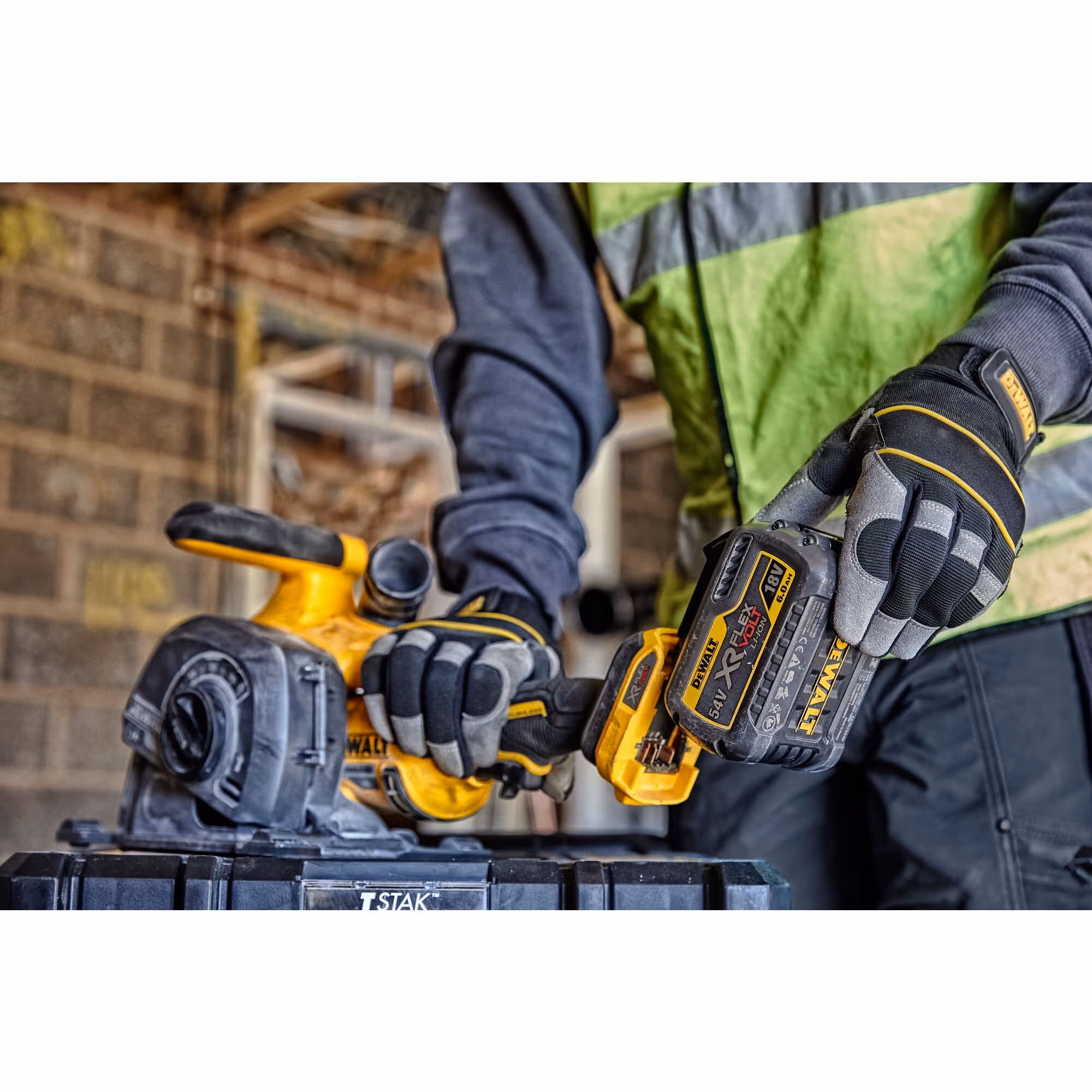 Rainureuse à béton XR FLEXVOLT 54V 2Ah Li-Ion Brushless