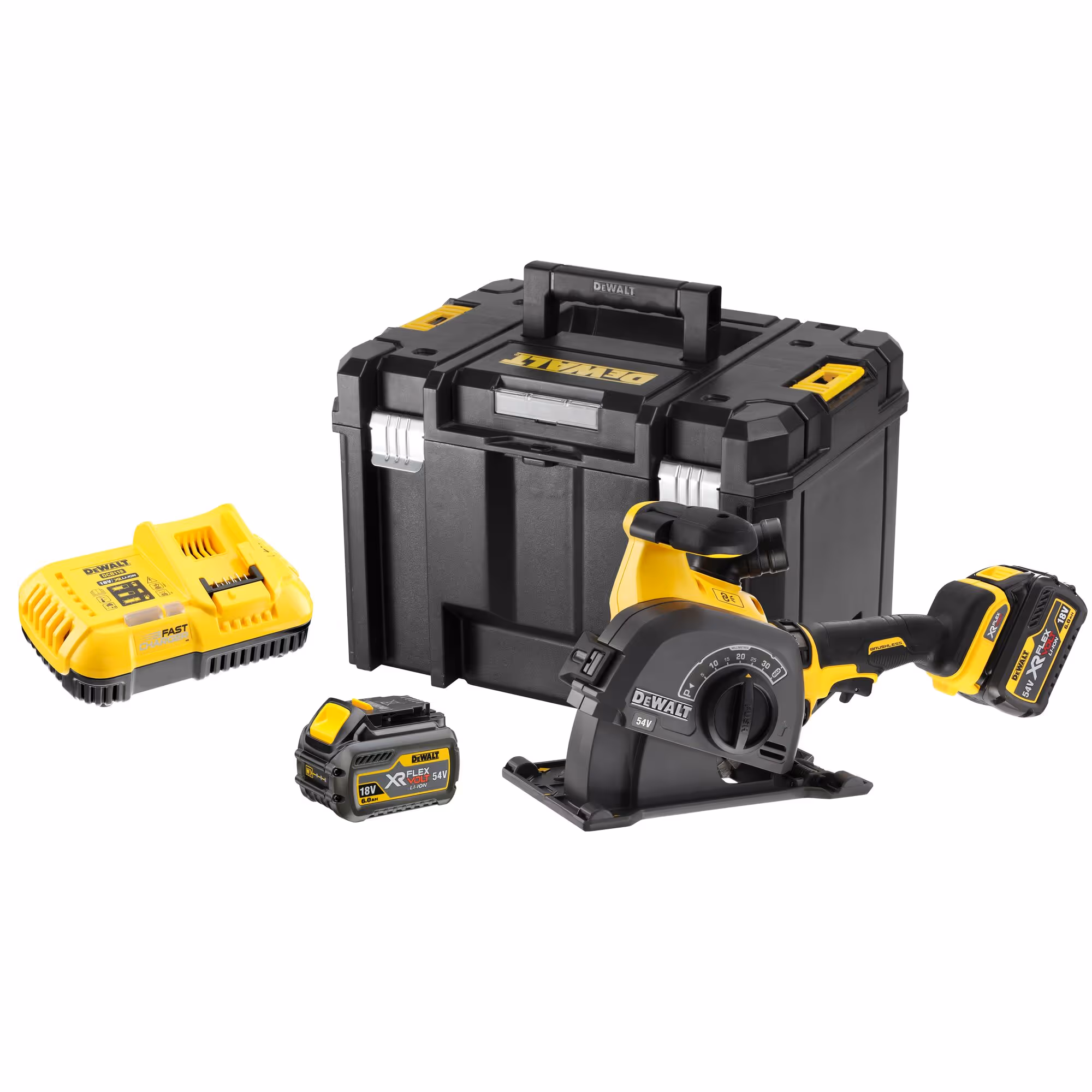 Rainureuse à béton XR FLEXVOLT 54V 2Ah Li-Ion Brushless