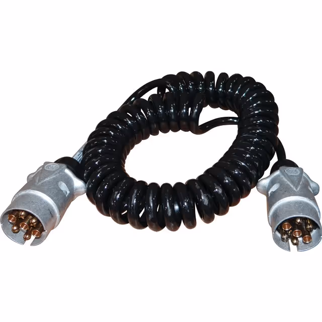 Rallonge spirale 4,5m male male alu 7 plots 7 fils conducteurs blister