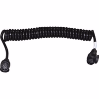 Rallonge spirale 4,5m prise plastique 13 plots 13 fils conducteurs