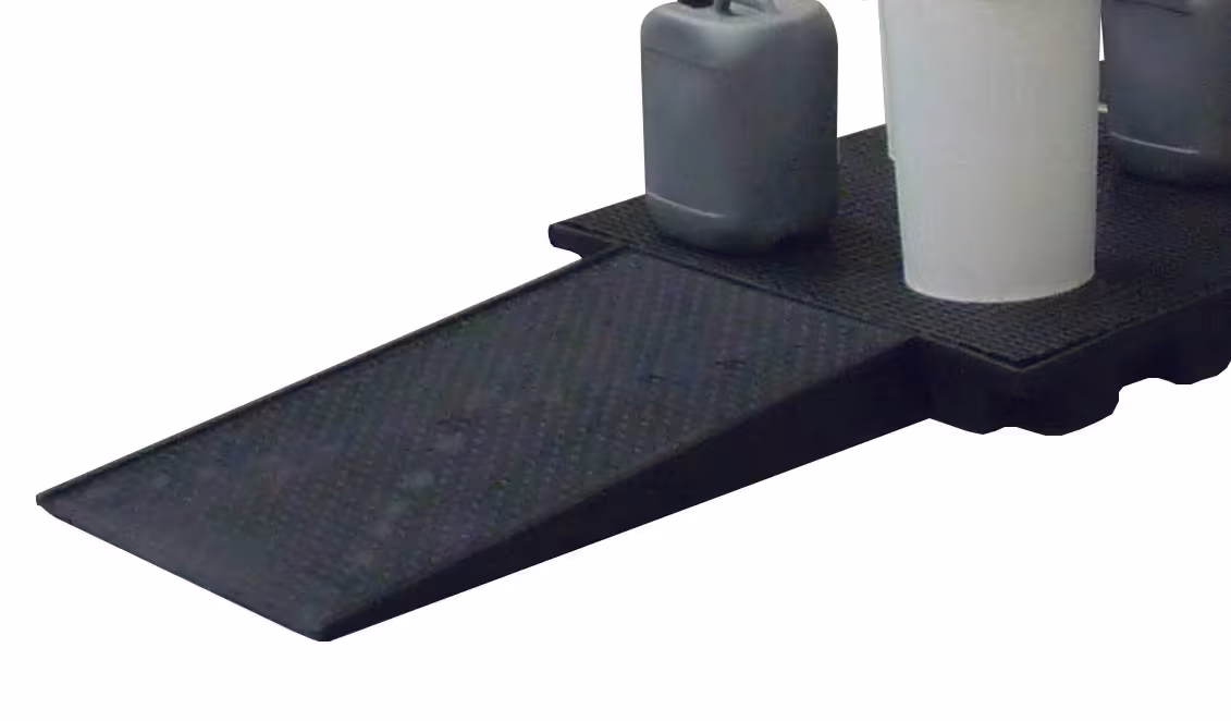 Rampe d'acces en polyethylene 120x80x15cm