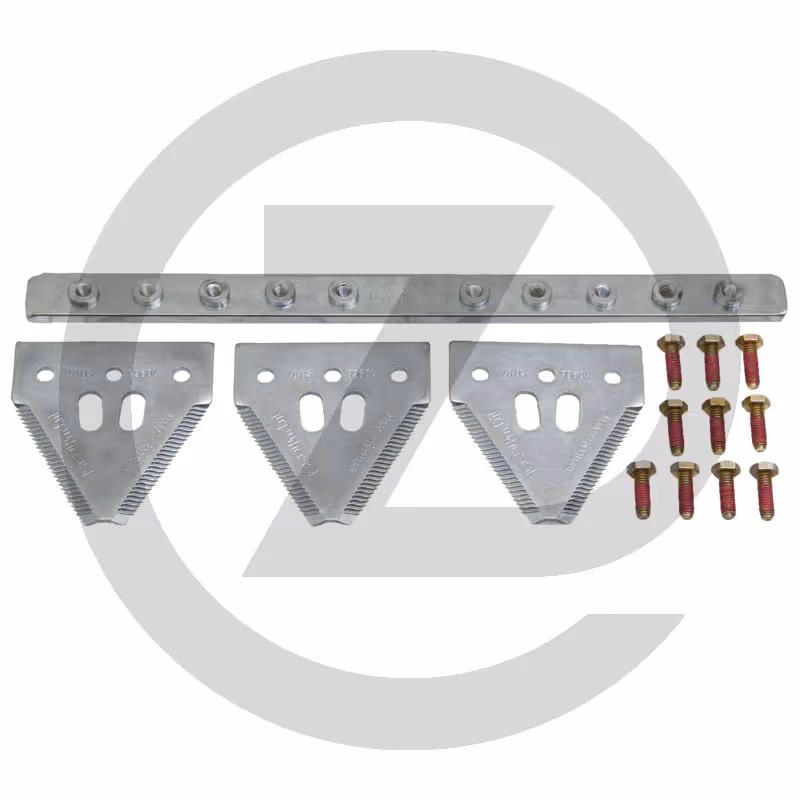 Rasspe Kit de connection couteau - 11 tpi (large denture), 10 trous, - section Easy Cut II
