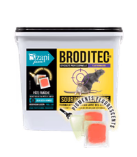 Raticide et Souricide en pâte sachet 10 g  Seau 5 Kg  réservé au professionnel avec n° de siret