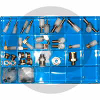 Raufoss Assortiment de systèmes de connexion - Coffret en plastique 340 x 240 x 55 mm avec 24 compartiments