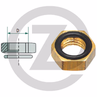 Raufoss Contre-écrou - avec joint torique