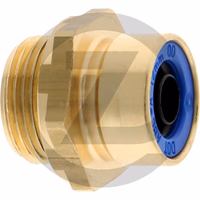 Raufoss Coupleur mâle - tube amovible