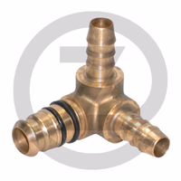 Raufoss Raccord coudé 3 axes - sortie latérale 90°