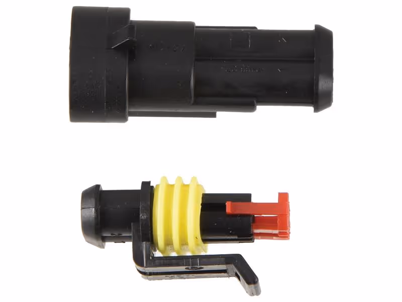 Recharge de 2 pôles Superseal italien 8 pcs sans connecteur - adaptable sur tracteurs John-Deere