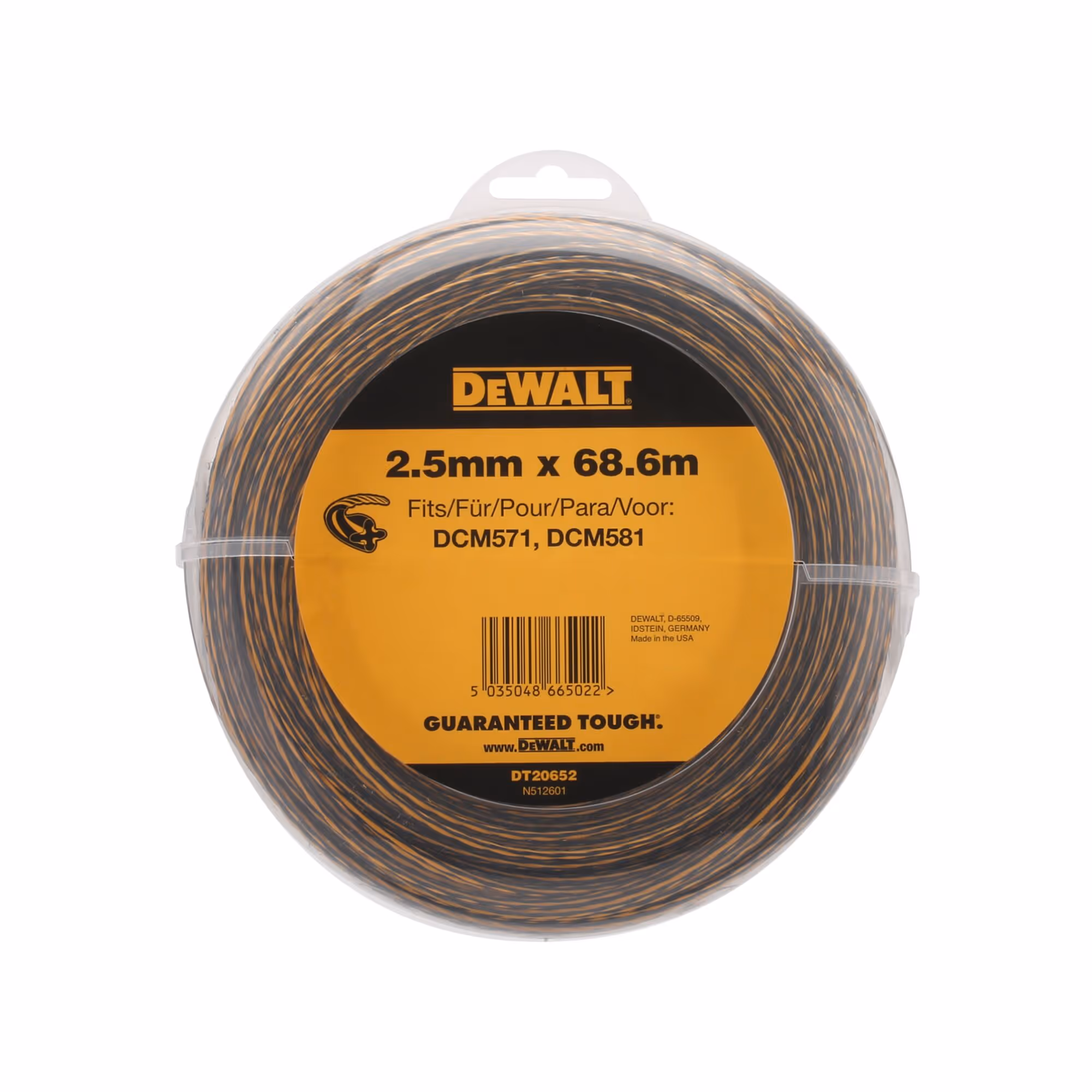 Recharge de fil coupe-bordure 2,5 mm x 6,8m