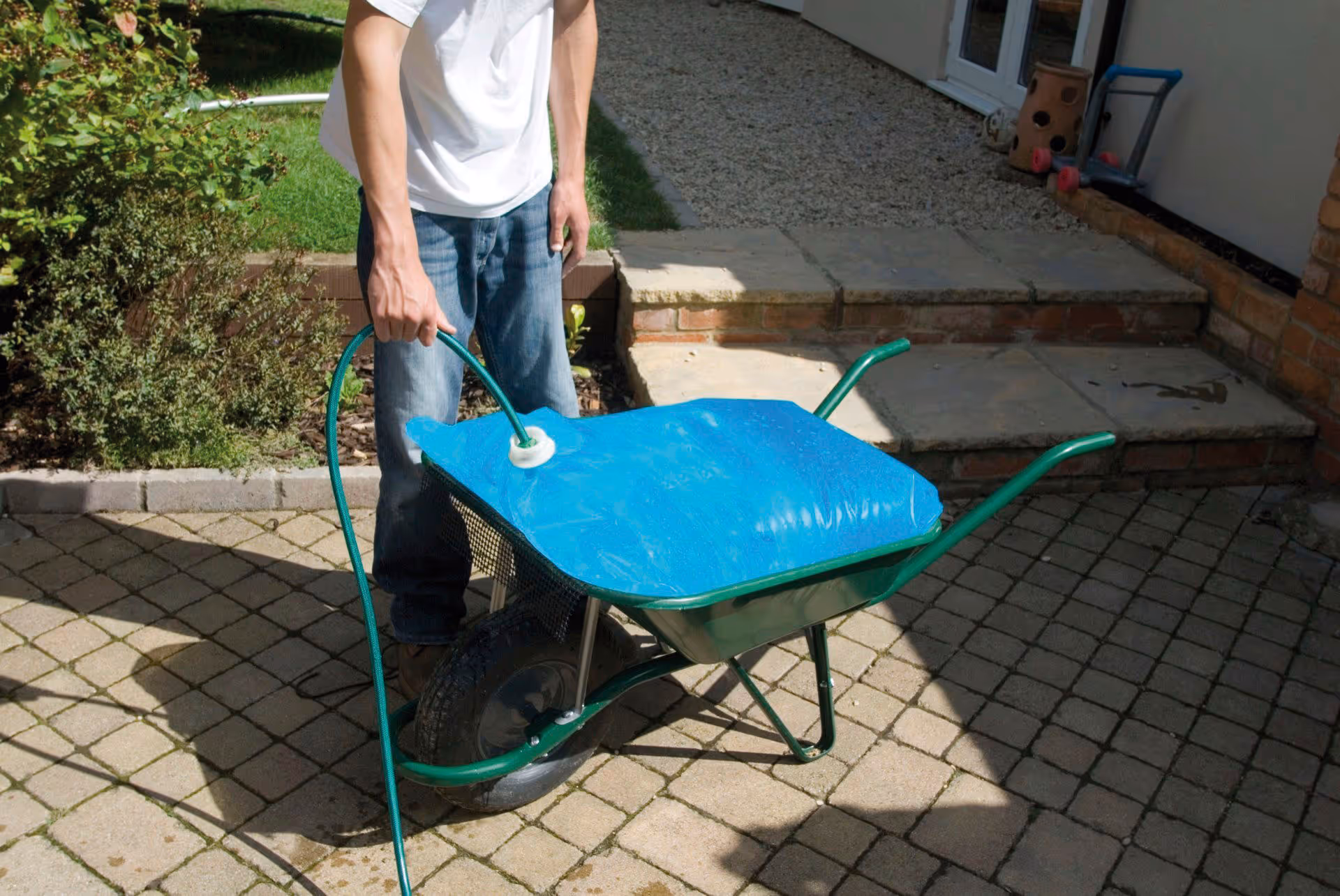 Récipient d'eau pour brouette H2GoBag 80l