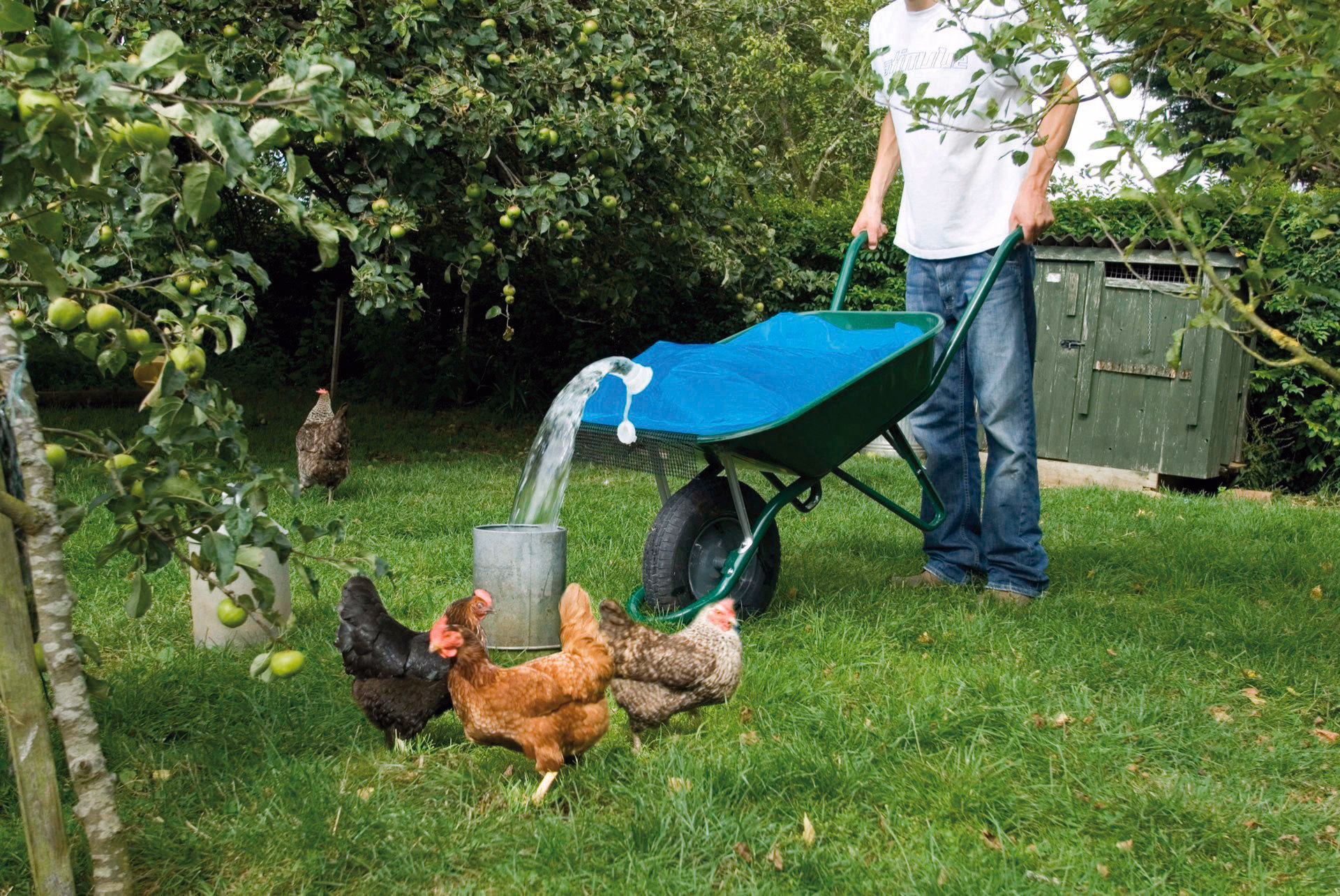 Récipient d'eau pour brouette H2GoBag 80l