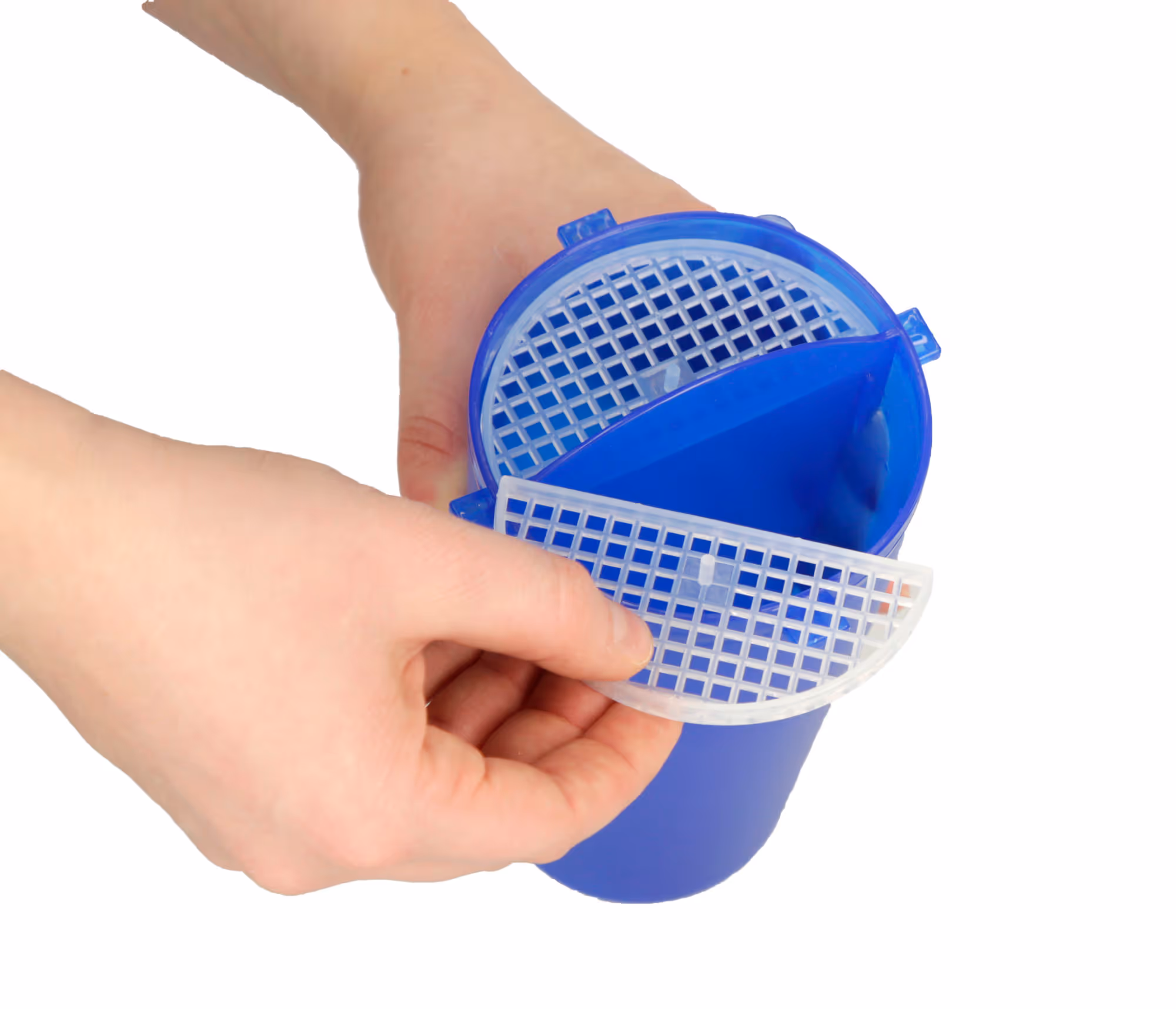 Récipient pour aliments et eau bleu/noir, 2x350ml