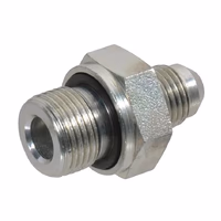 Réducteur hydraulique mâle/mâle JIC 9/16" / BSP 1/2"