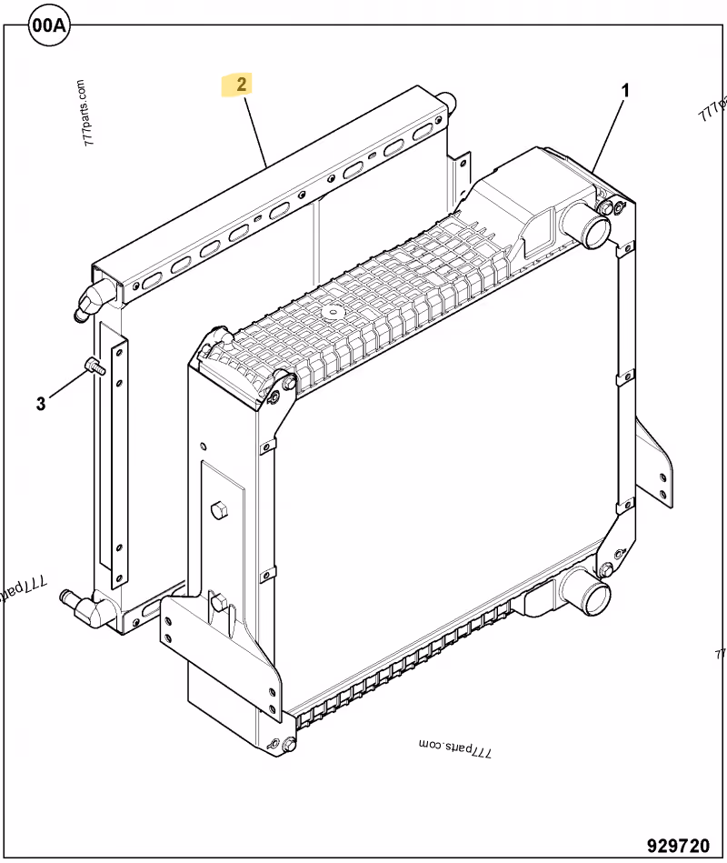 REFROIDISSEUR D'HUILE HYD JCB REF 30/925615