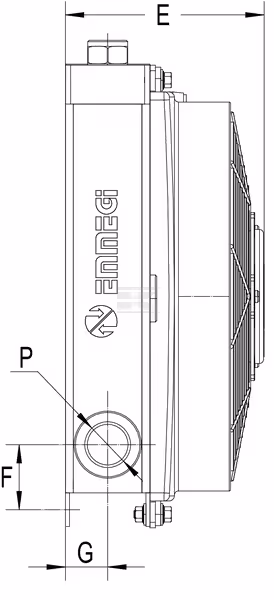 Refroidisseur.huile (12V) 48-60°C MV-2