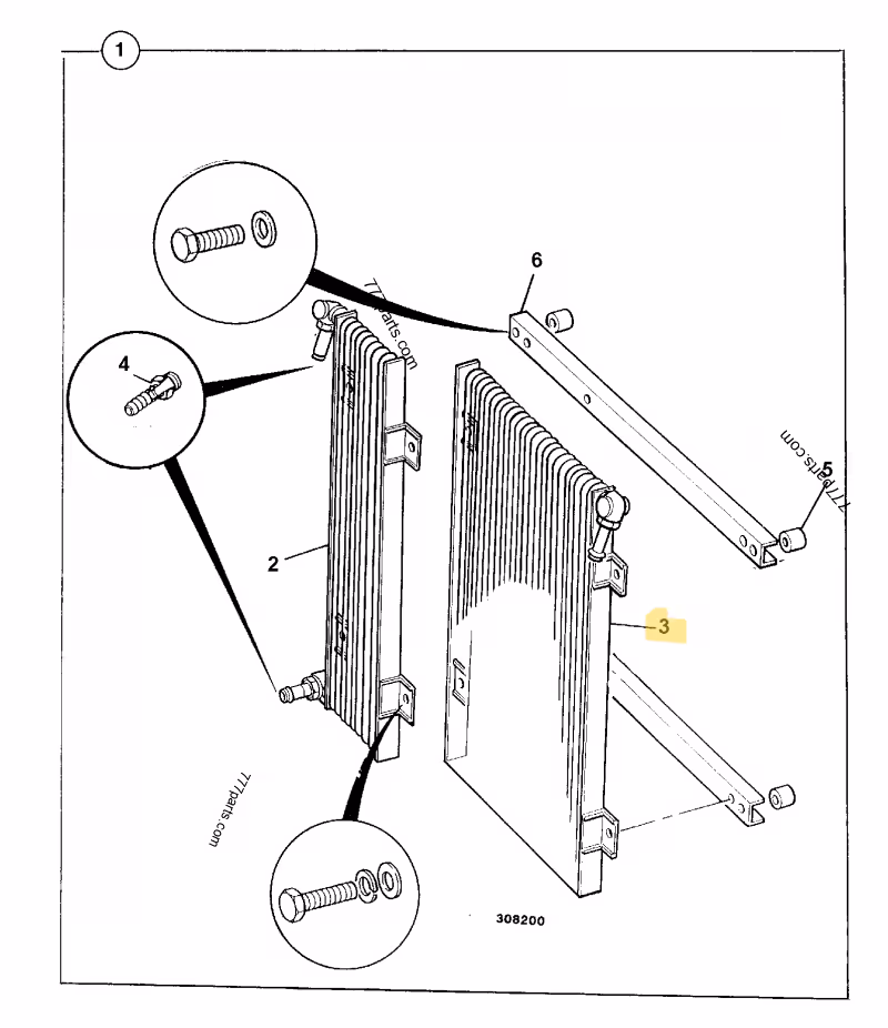 REFROIDISSEUR HYDRAULIQUE JCB REF 30/920600