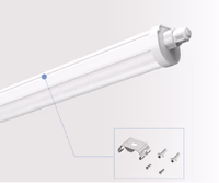 REGLETTE ROSE LED INTEGREE 50 W