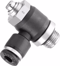 Regleur debit male cylindrique a vis 4mm m5