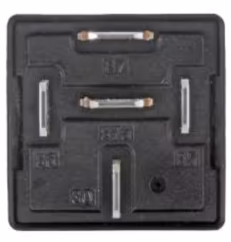 Relais 12V 30A/40A 5 fiches avec support Hella 4RD933332627