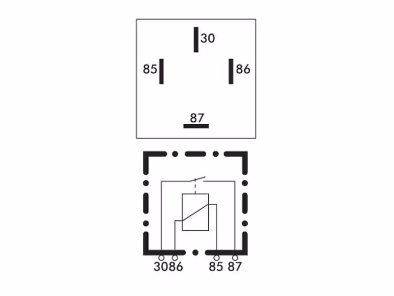 Relais 12V, 70A Correspond à: RL.74112