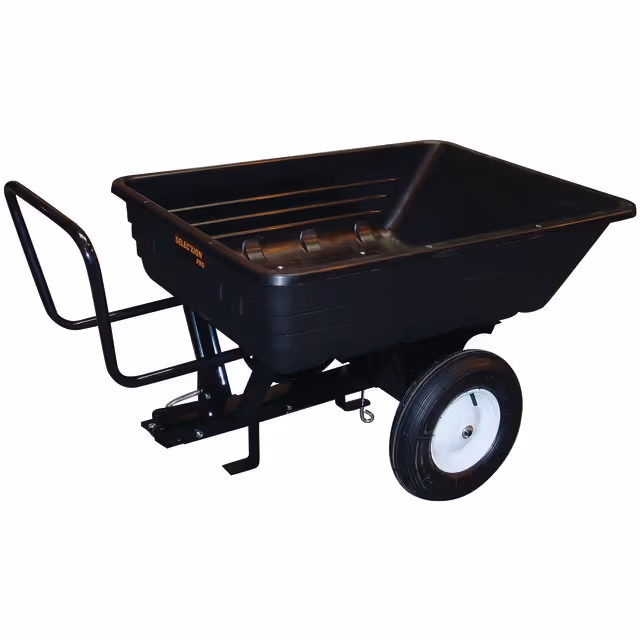 Remorque de jardin basculante caisse polyethylene 250kg