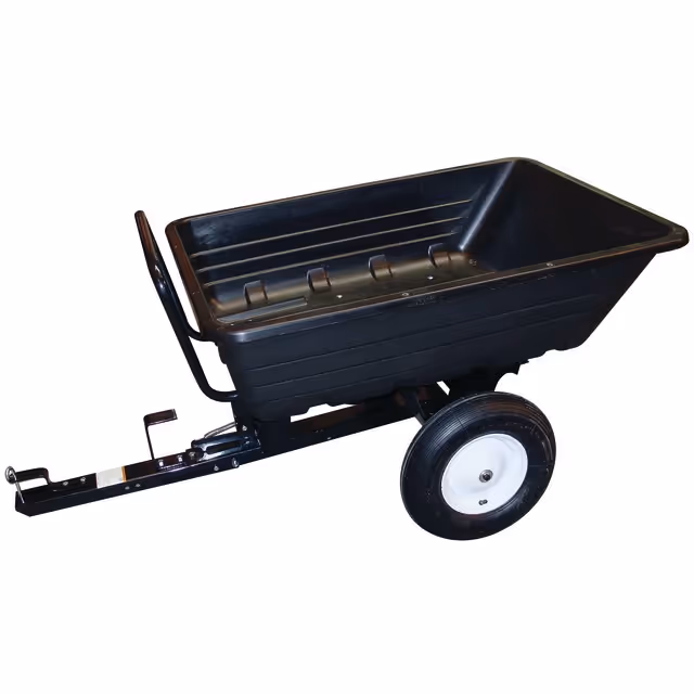 Remorque de jardin basculante caisse polyethylene 250kg