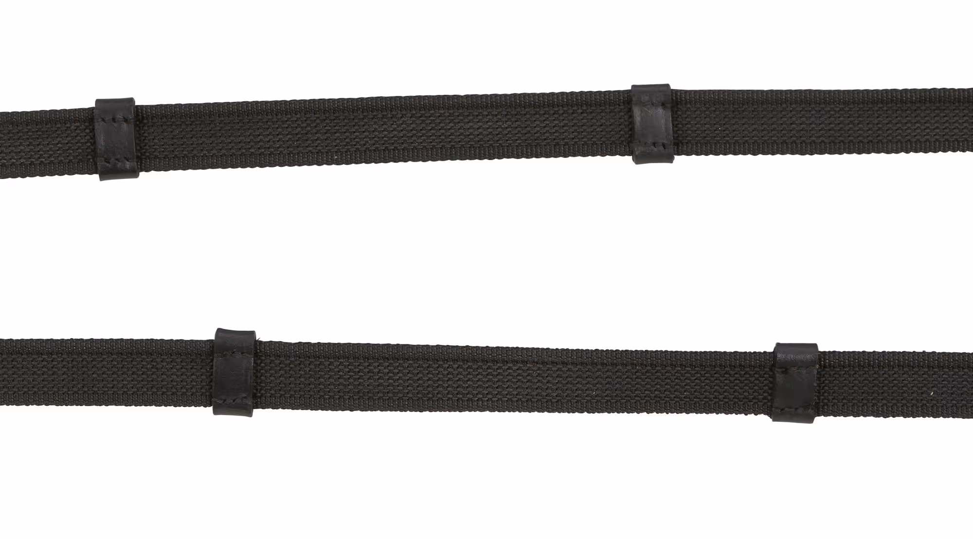 Rênes anti-dérapants noires, 20mm