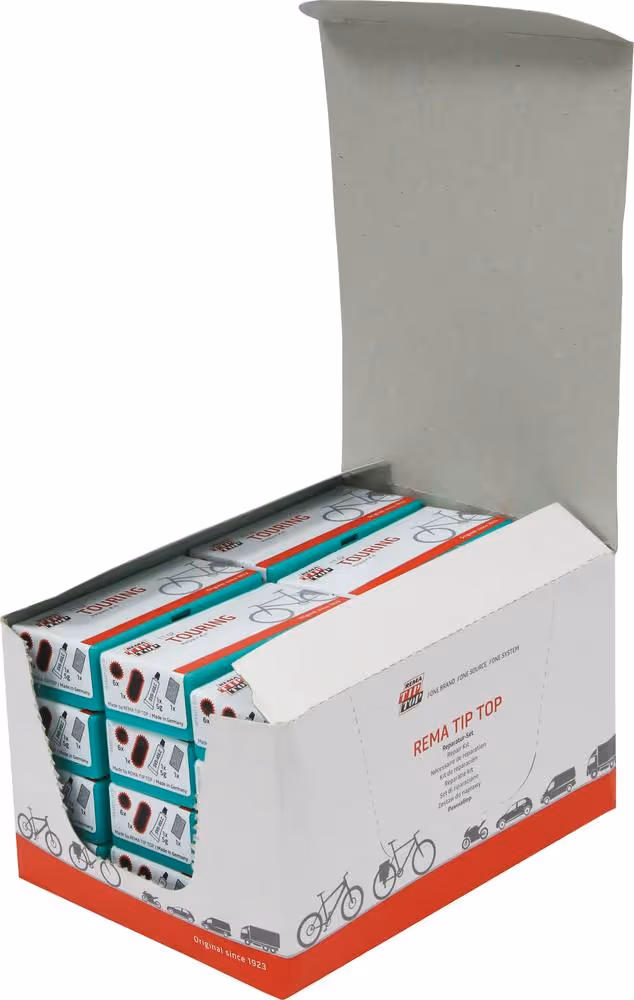 REPARATION POUR CHAMBRE A AIR VELO - 7 RUSTINES AVEC VALVE/COLLE/RAPE