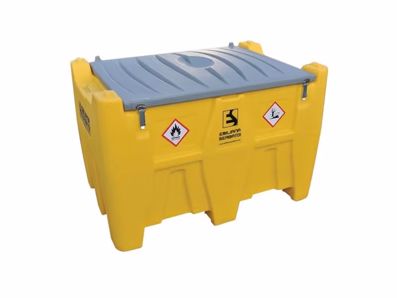 Réservoir mobile avec pompe - 450L - pour 400L diesel/50L AdBlue avec pompe 12V (DC)