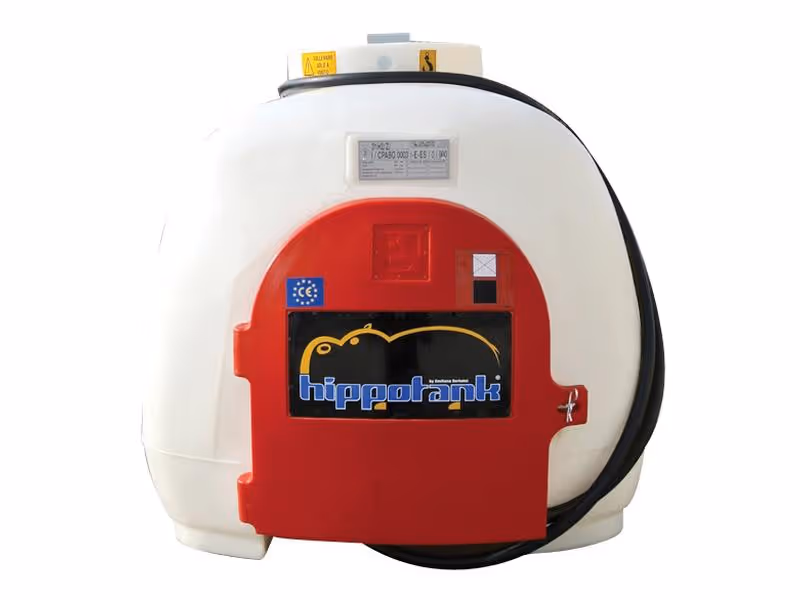 Réservoir mobile avec pompe - HippoTank 960L - pour diesel avec pompe 12V (DC)