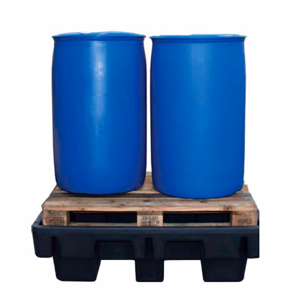 Réservoir pour 2 futs verticaux special europallet