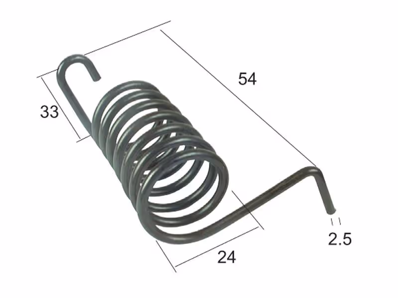 Ressort Gauche Remplacement pour PZ Correspond à: PZ99 - Vendu par 10
