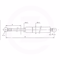 Ressort pneumatique L658-410N