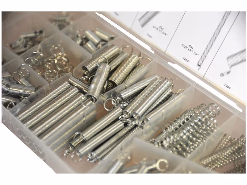 Ressorts de tension & compression (200 pièces) Coffret
