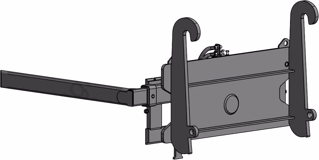 Retourneur de palox attelage JCB Q-FIT